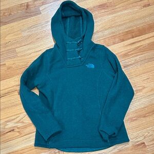 The North Face Teal Hooded Sweatshirt